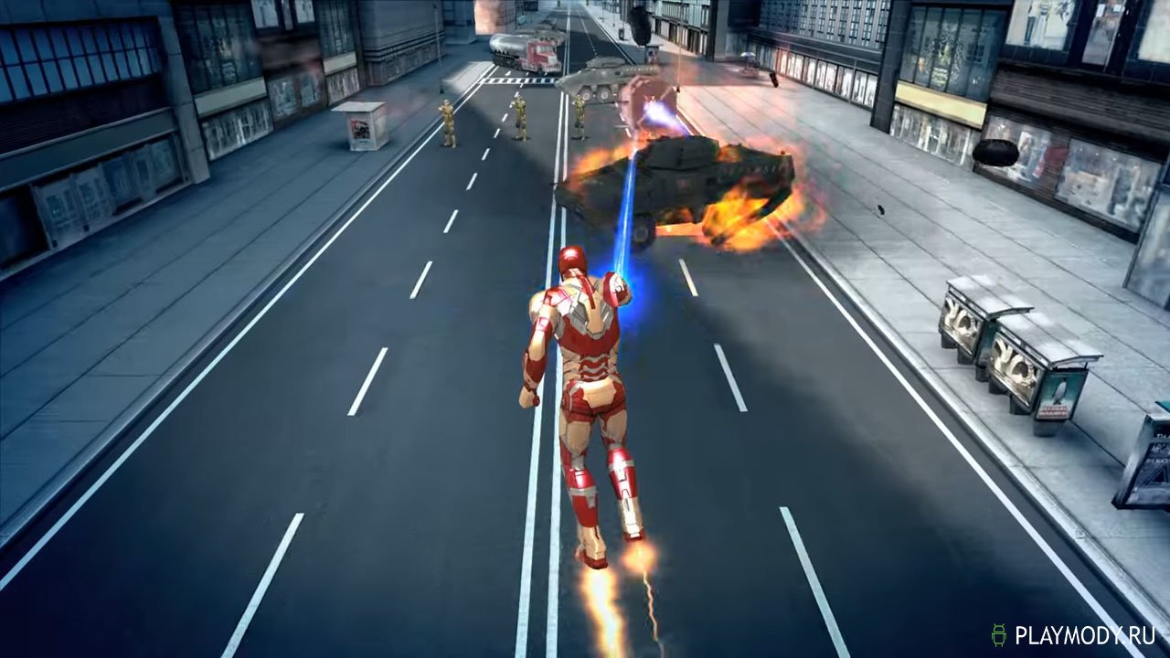 Скачать Железный Человек 3 (Iron Man 3 - The Official Game) v 1.7.0 Мод  свободные покупки