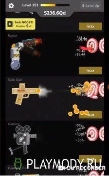 Gun Idle v1.6 Мод много денег 