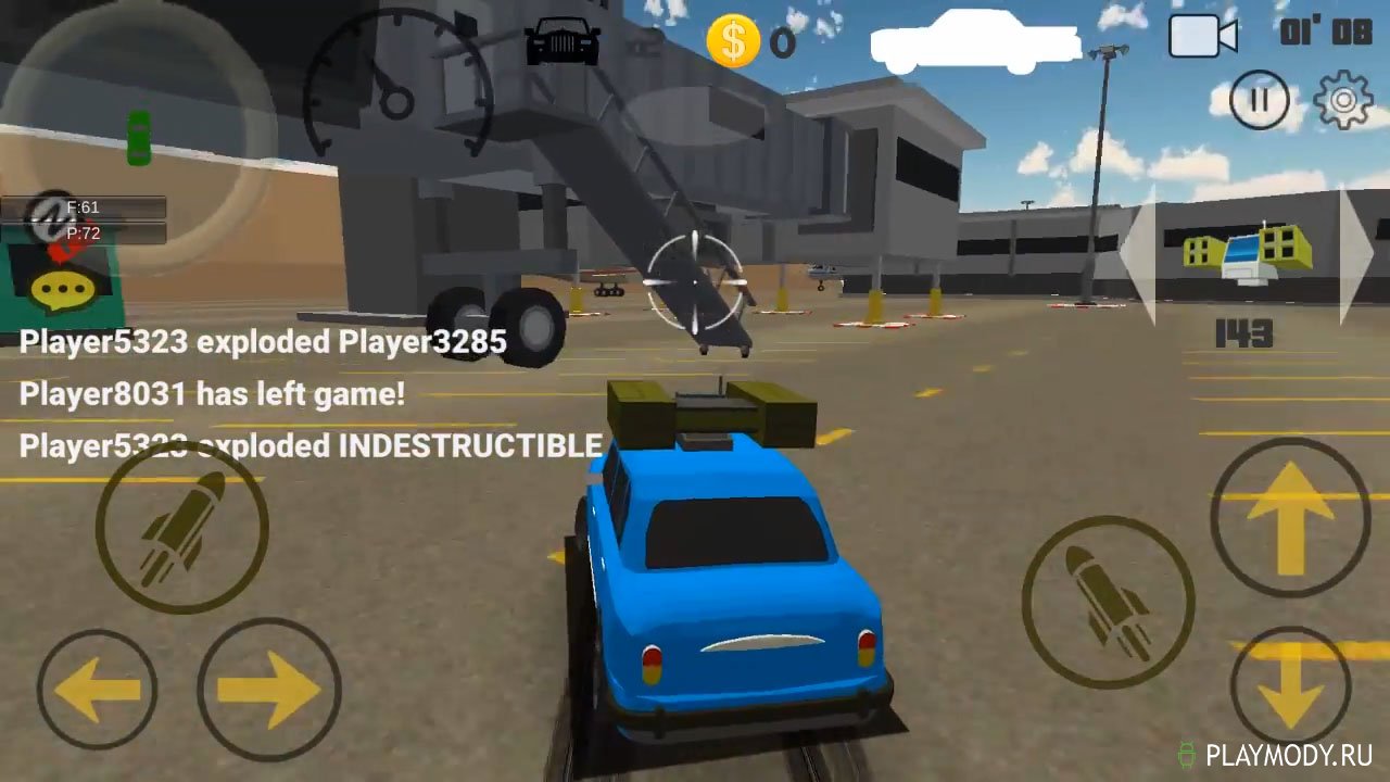 Crash arena cars and