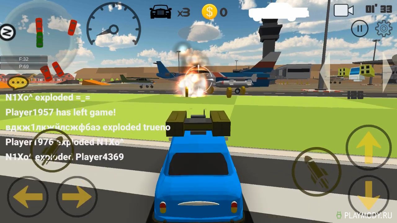 Взломанная игра car crash