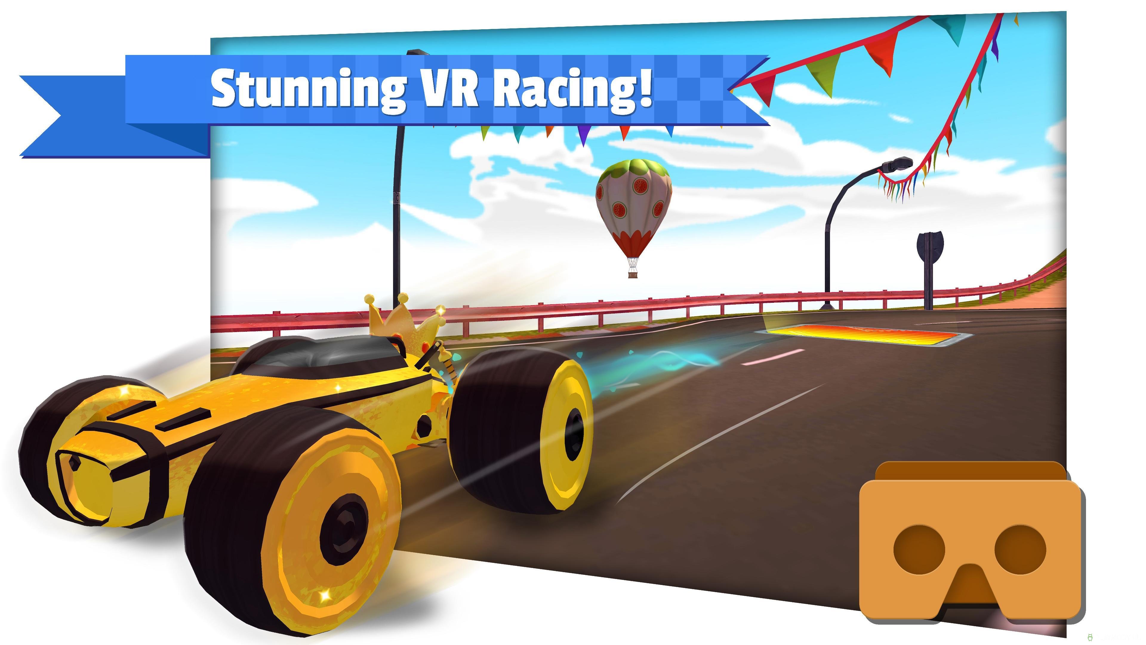 VR Racing игра. All-Star Fruit Racing управление. VR гонка. Fruit Race игра на андроид.