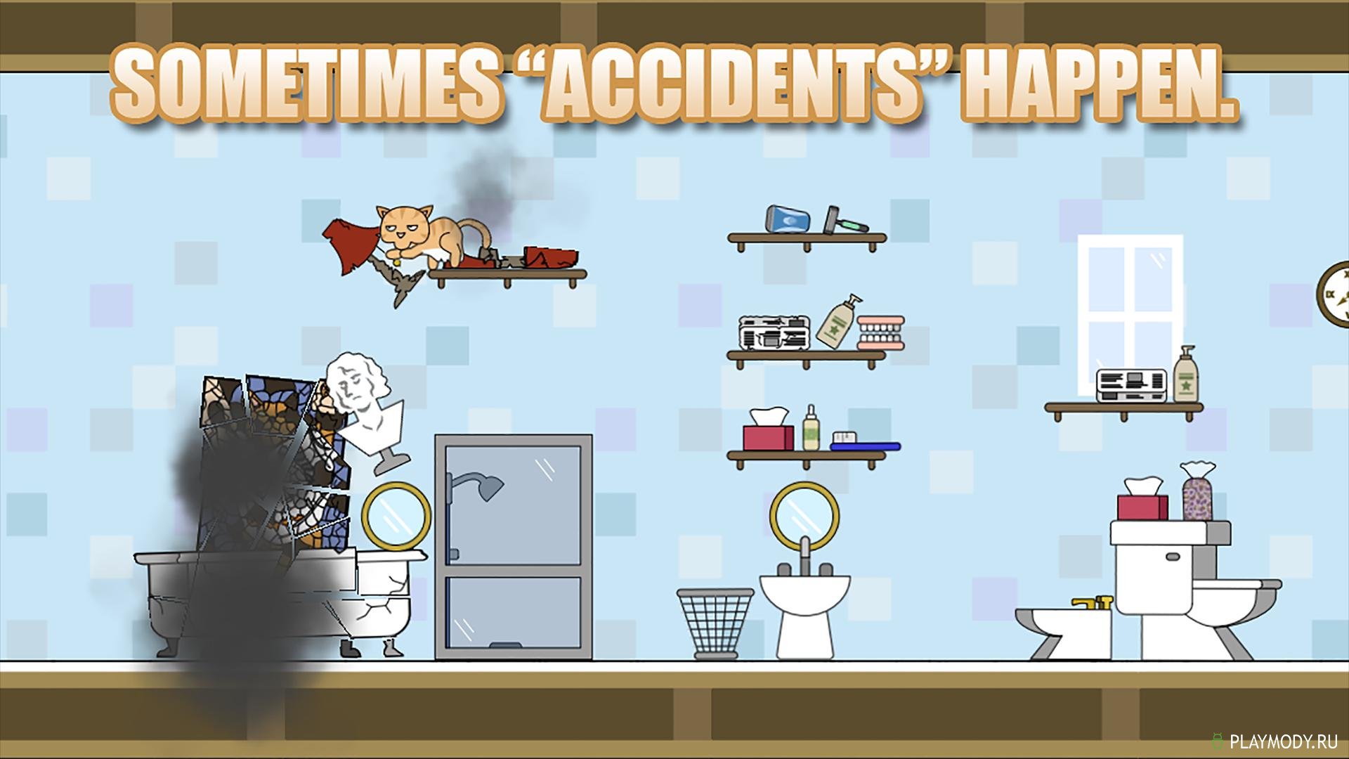 Взломанная Clumsy Cat v 1.3.1.0 Мод разблокировано