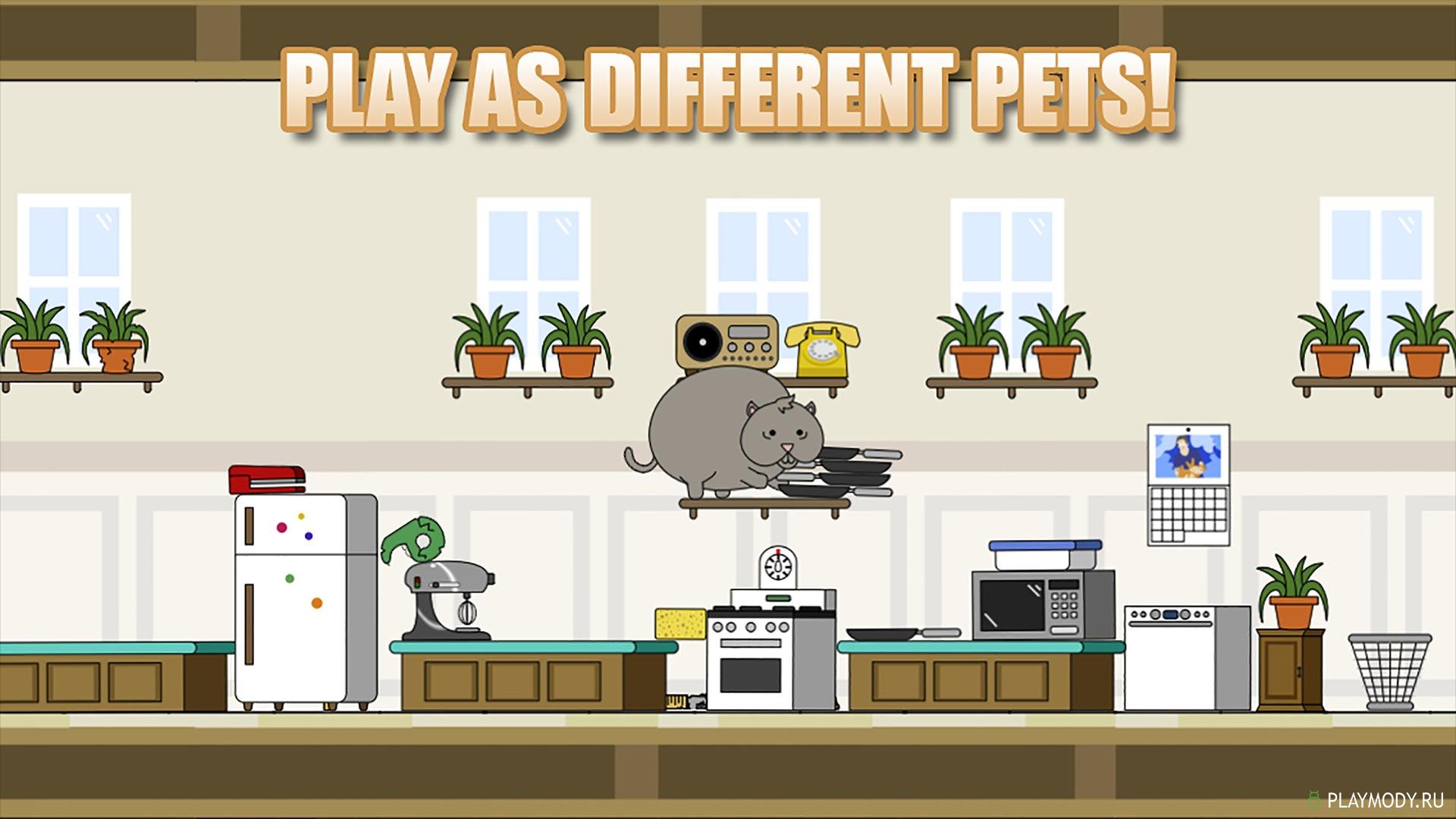 Взломанная Clumsy Cat v 1.3.1.0 Мод разблокировано